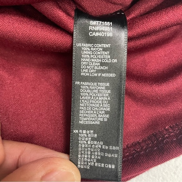 Twenty One Maroon heavy beaded 
Sequin Medallion Party Dress
Y2k Size LG - Picture 11 of 12